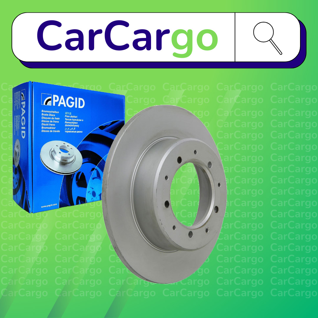 Pagid Solid Rear Brake Discs Pair Land Rover 110/127 2.3 D 4×4 1984-1987 290 mm