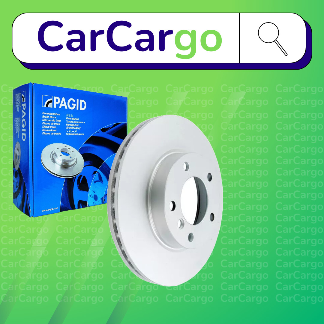Pagid Vented Front Brake Discs Pair For BMW 3 Series 320i 1999-2000 286 mm