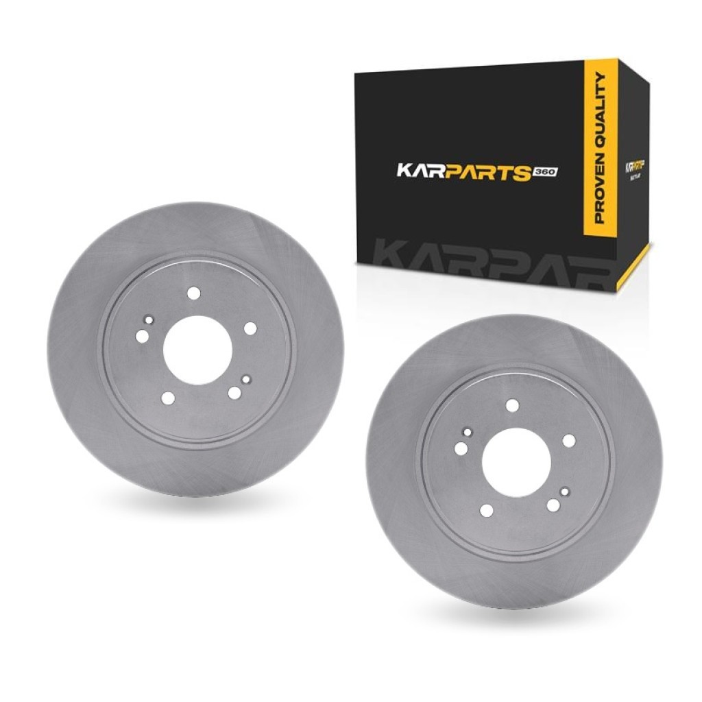 For Kia Telluride 2020-2025 Disc Brake Rotors | Rear Set Of 2 Cast Iron Material