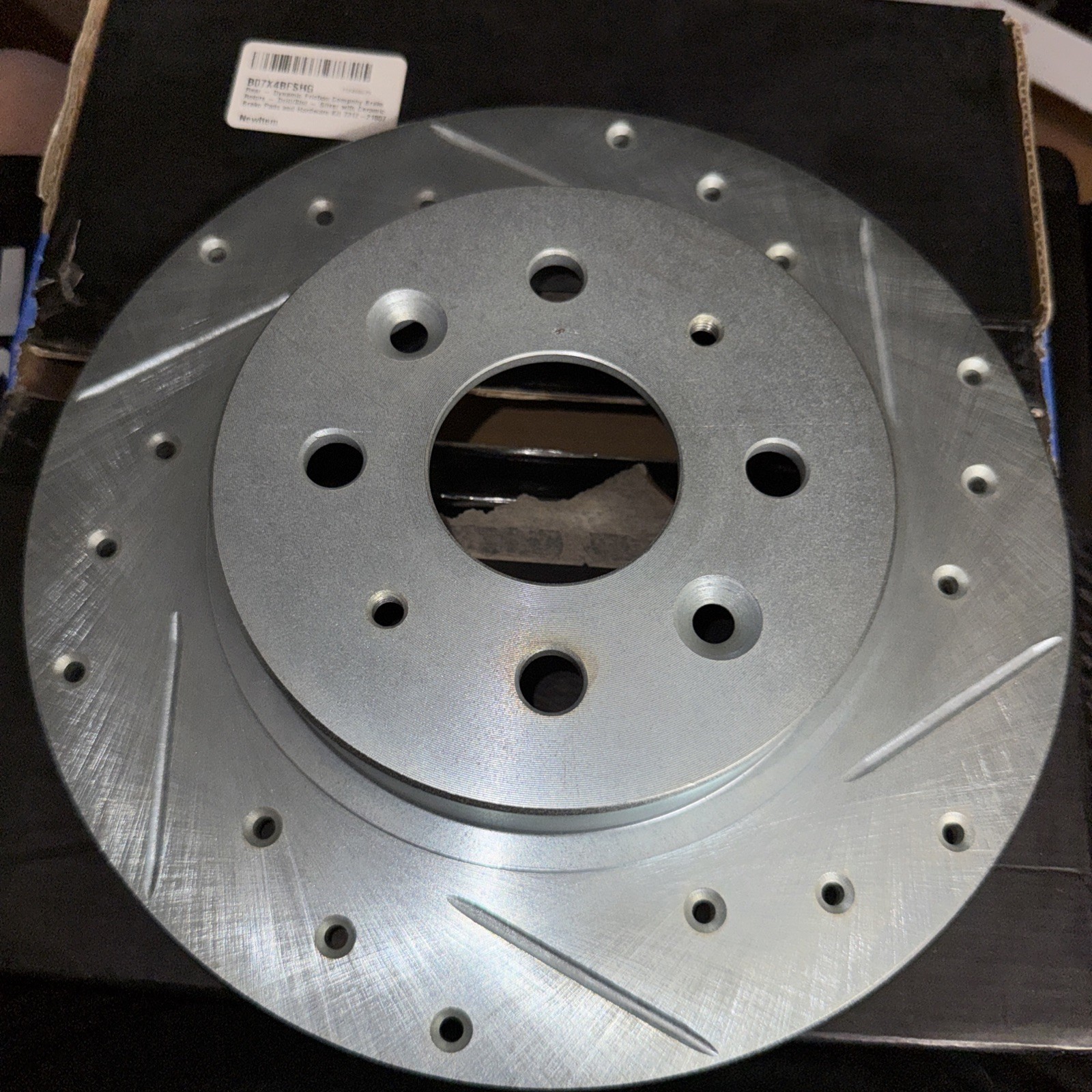 Dynamic Friction Right Rear Drilled And Slotted Brake Rotor For Select Kia’s