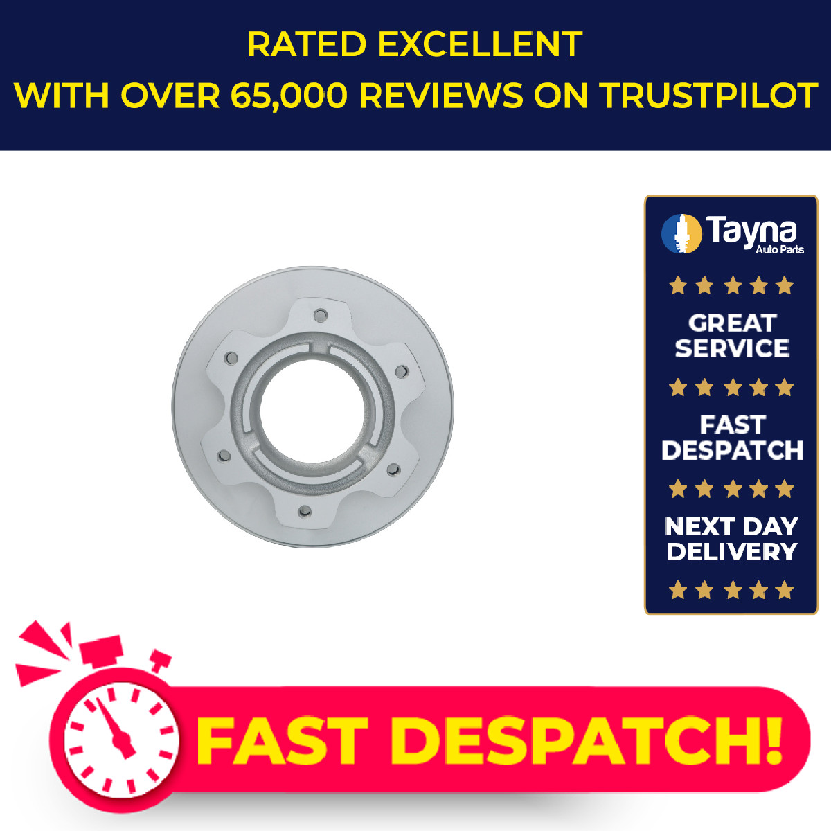 Brake Disc Single Vented Rear 303.8mm 0986479E47 Bosch A6684230212 BD2648