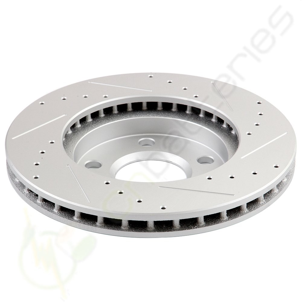 Front Brake Rotors And Ceramic Pads For Chevrolet Malibu Pontiac Grand Am 97-05