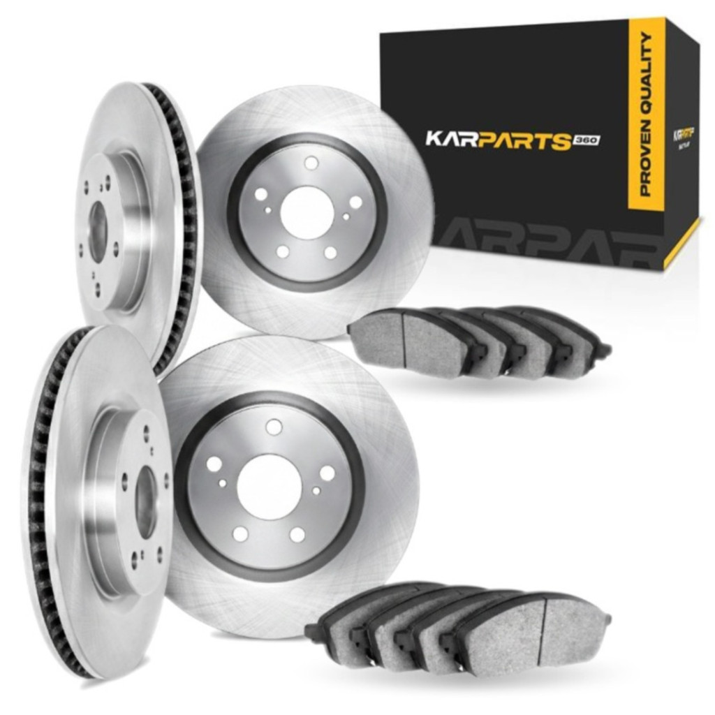 For BMW 125i/135i 2008-2011 Brake Rotor Set Front and Rear | Plain Rotor Style