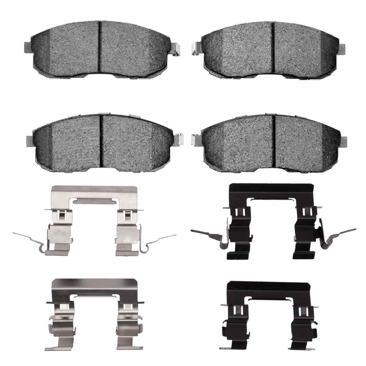 Front Disc Rotors & Ceramic Brake Pads Set 4 PCS for 07-13 Nissan Altima
