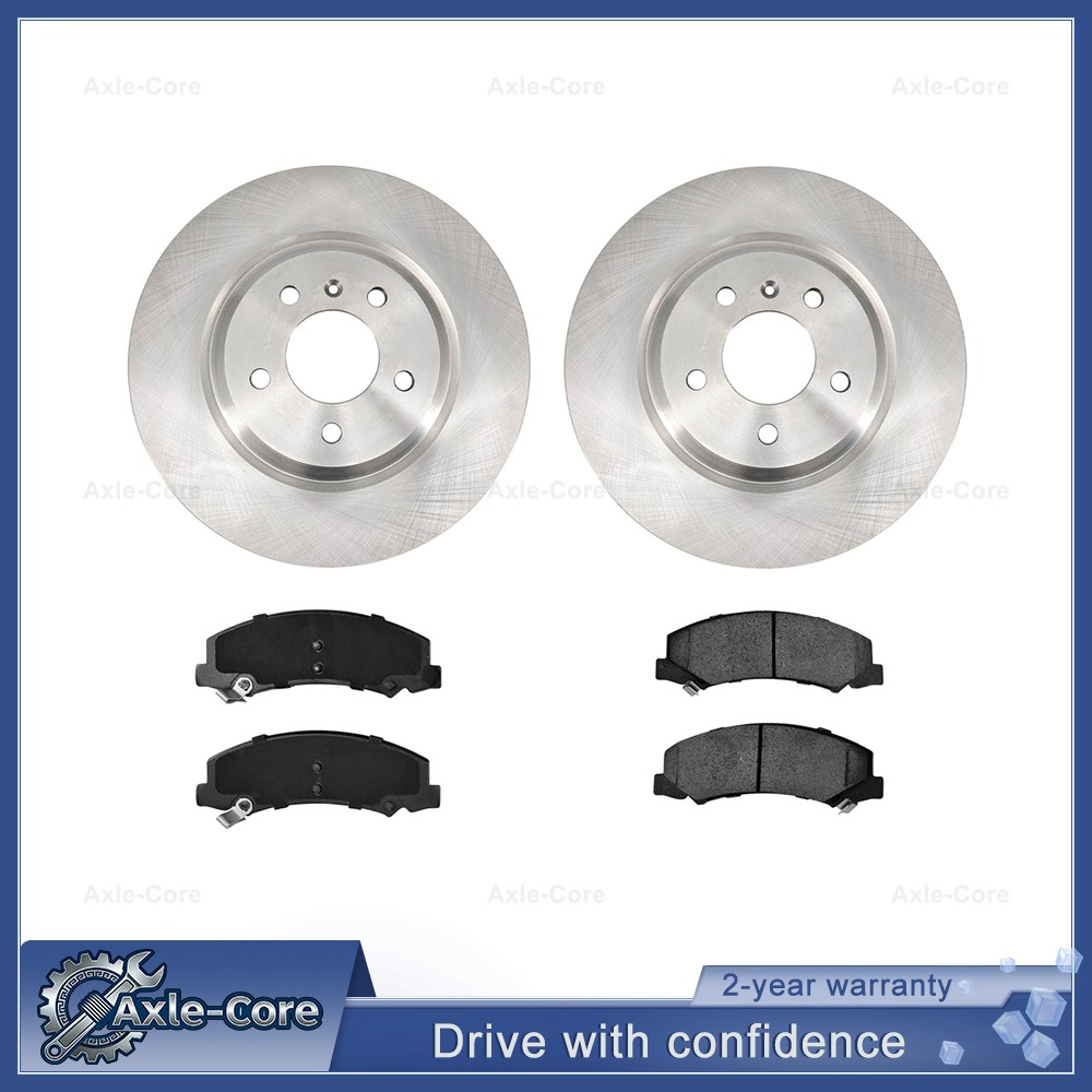 Front Brake Rotors & Ceramic Pads for 2006-2013 Chevy Cadillac DTS Buick LuCerne
