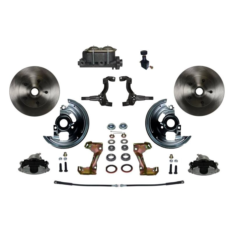 For Chevy Camaro 67-69 LEED Brakes Plain Front Disc Brake Conversion Kit