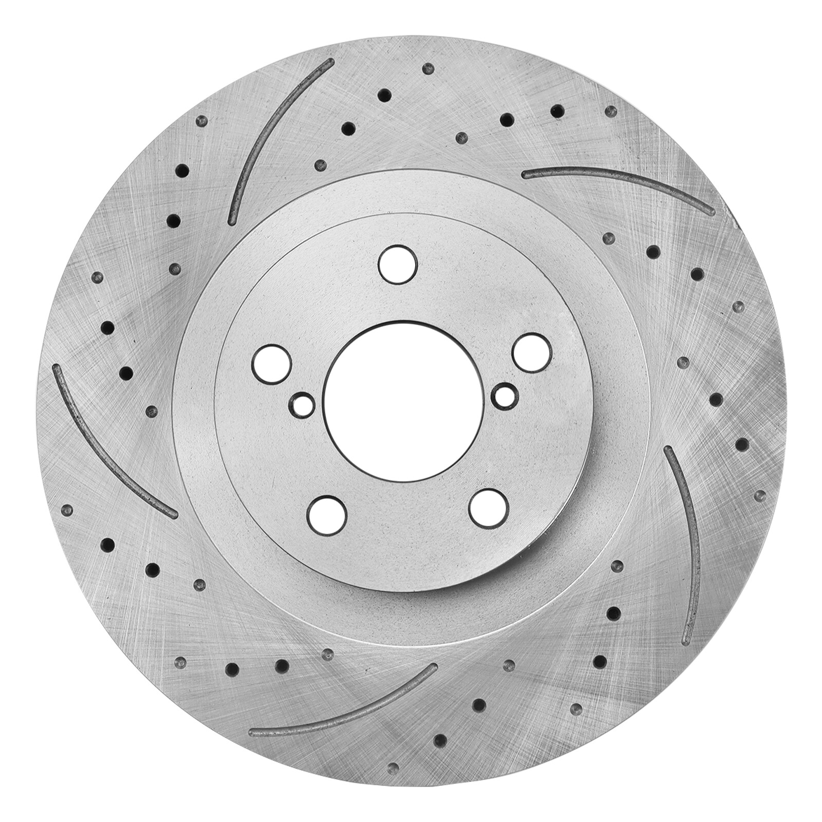 Front Drilled Disc Rotors Ceramic Brake Pads for Subaru Forester 2003 2004-2008