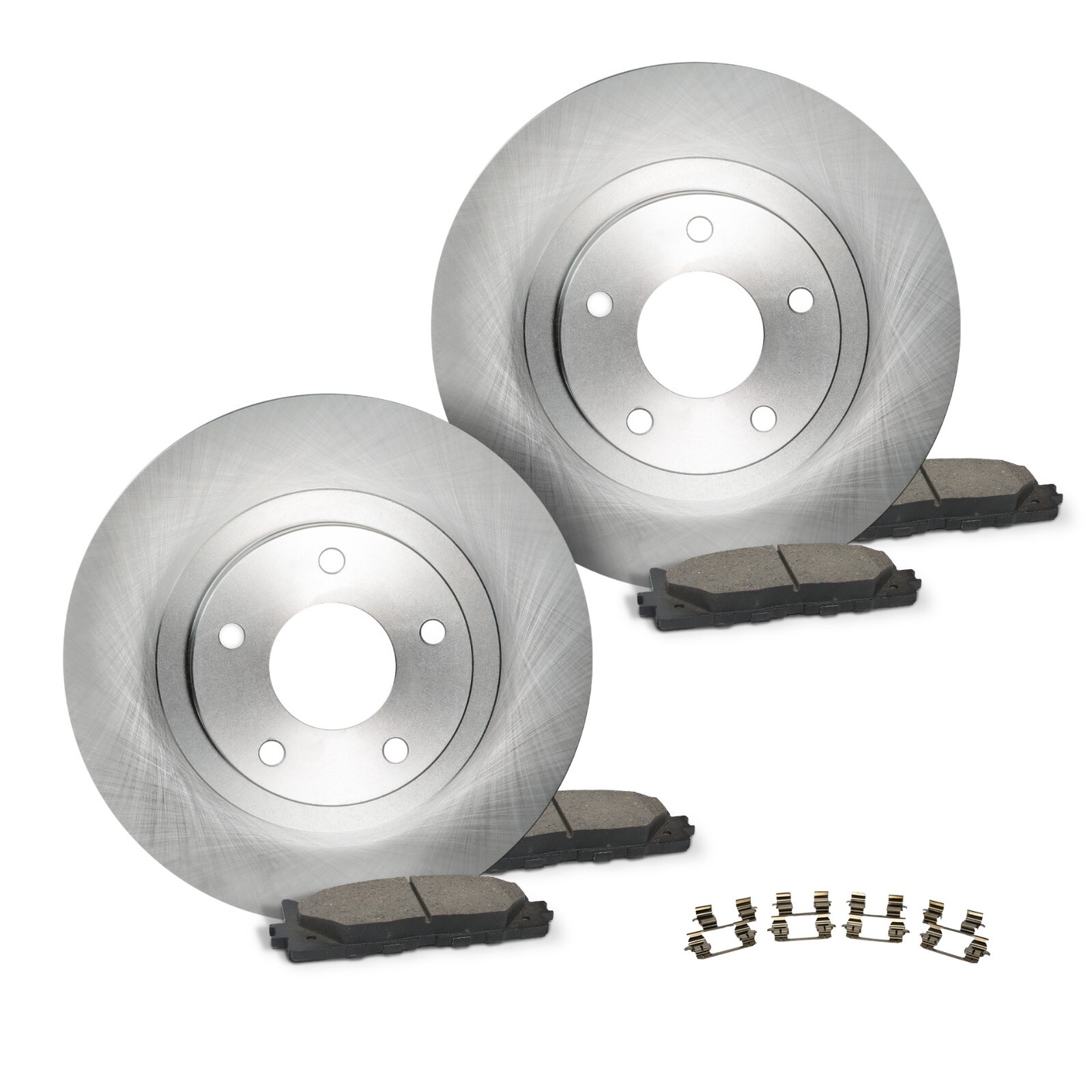 Rear Brake Rotors + Ceramic Pads for Hyundai Santa Fe Tucson Kia Sportage