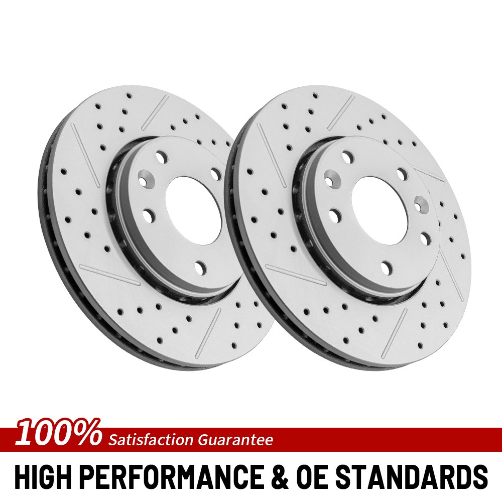 11.02″Front Drilled Disc Brake Rotor For 2020-2025 Nissan Sentra Nissan Kicks