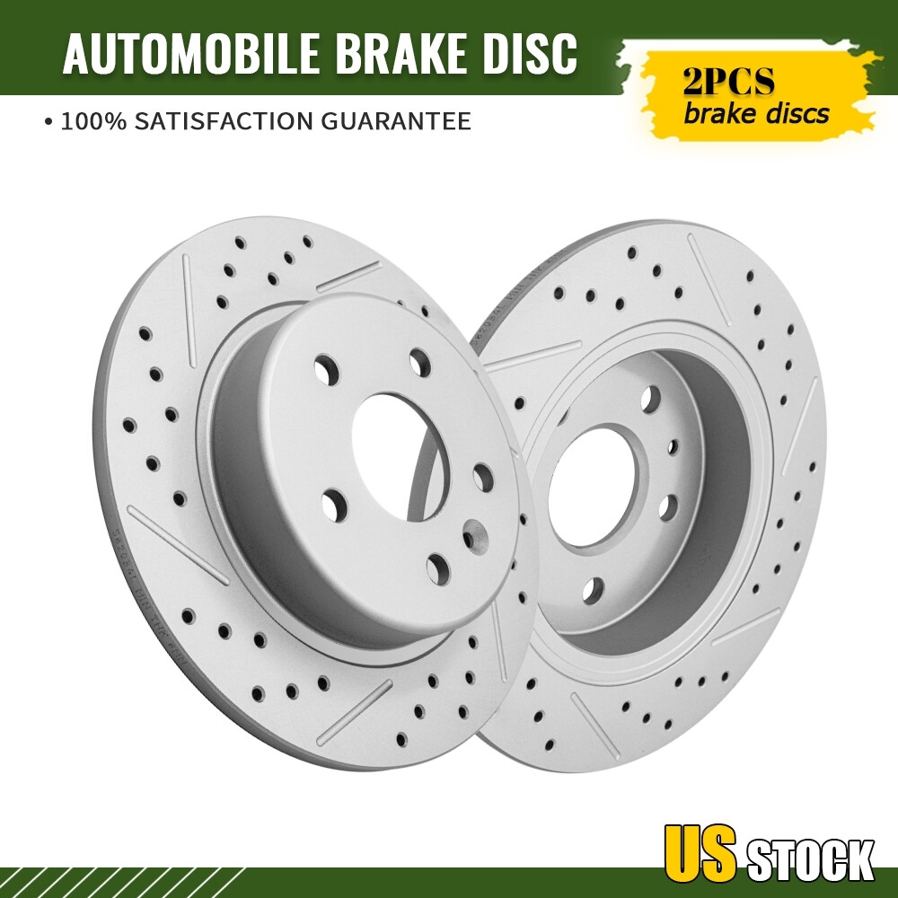 264mm Rear Drilled Disc Rotors For Chevrolet Cruze Bolt EV EUV Volt