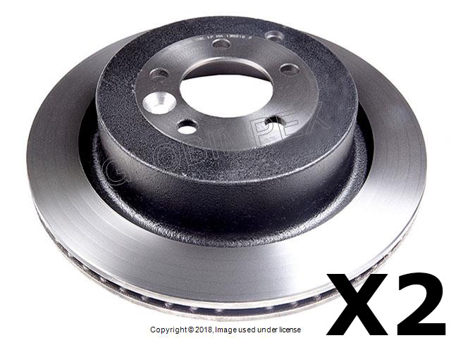 LAND ROVER 2005-16 Brake Disc Rotor REAR LEFT AND RIGHT FREMAX PAINTED +WARRANTY