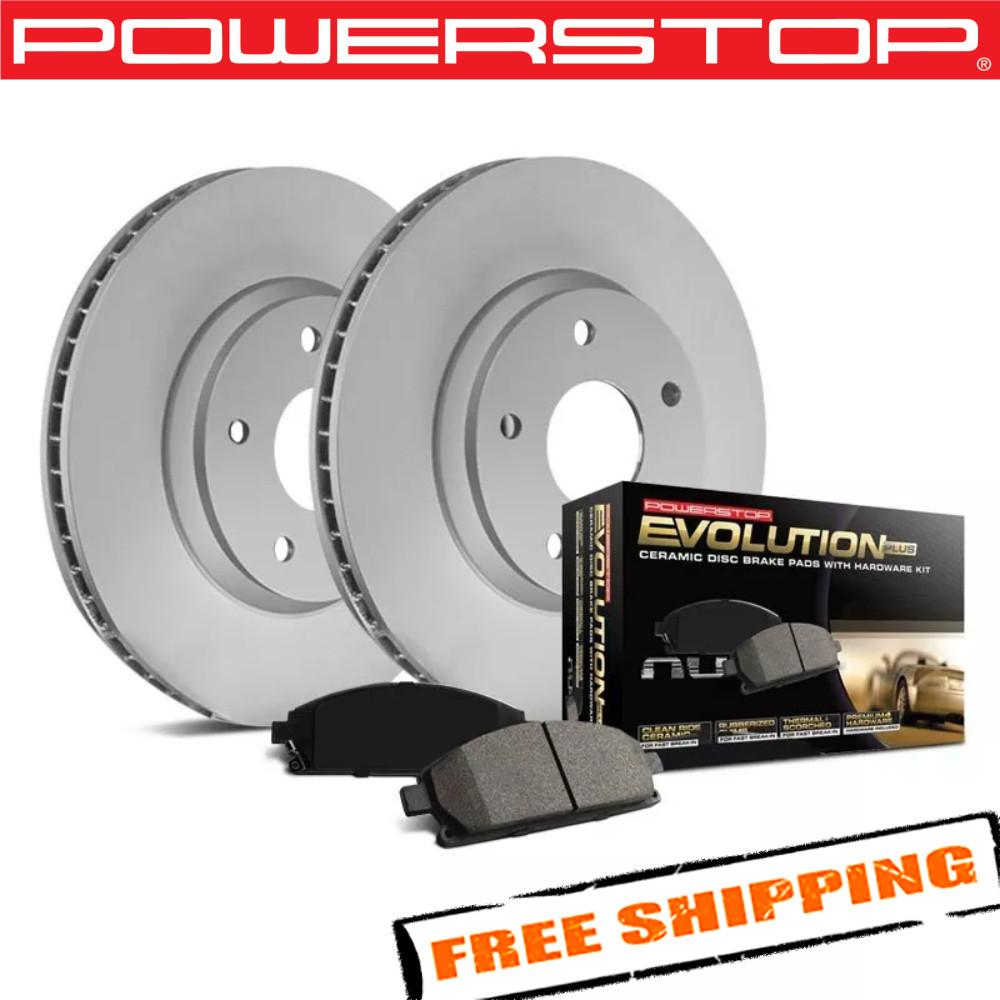 Power Stop Z17 Evolution Geomet Plain Rear Brake Kit for 11-17 Honda Accord