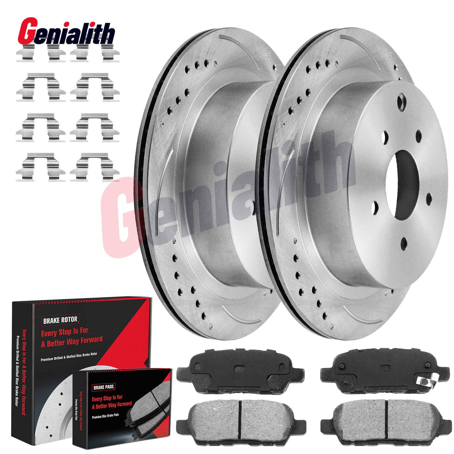 Rear Rotors Brakes Pads for Nissan Murano Pathfinder Quest INFINITI FX35 Q50 Q70