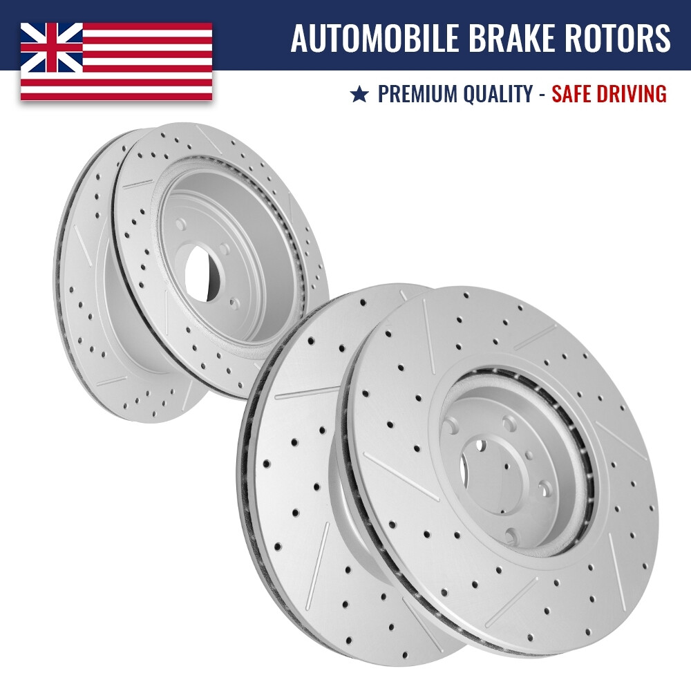 Front Rear Brake Rotors for Nissan Murano INFINITI QX70 M37 Q70 Q70L M56 M35h