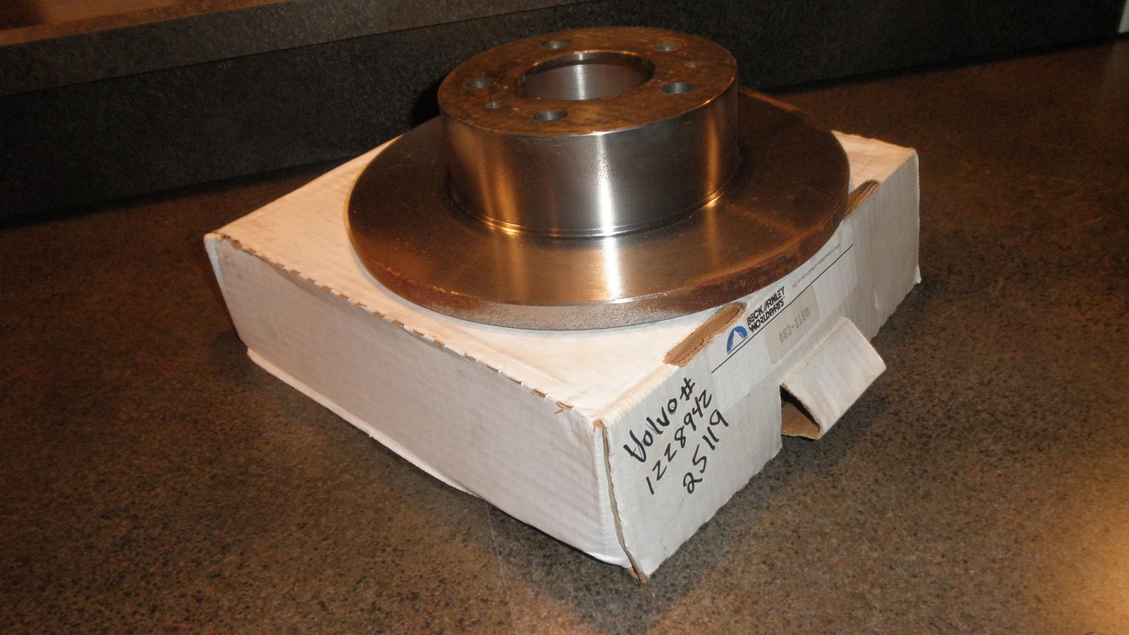 Volvo#1228942,Beck/Arnley#083-1180 240,242,244,245,262,265 Rear Disc Brake Rotor