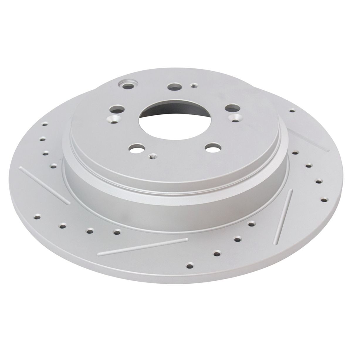 TRQ Performance Disc Brake Rotor Drilled Slotted Front & Rear Kit New