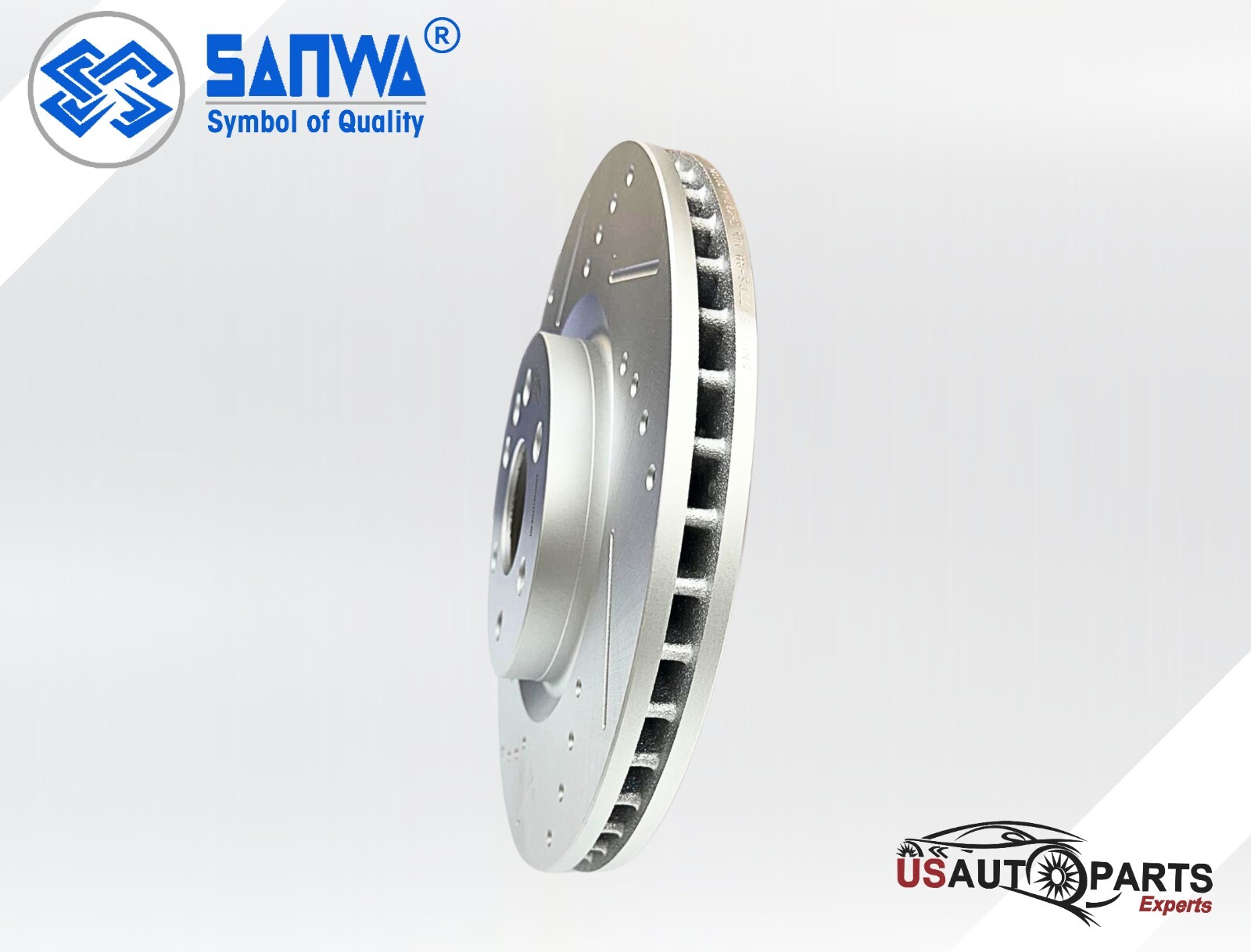 FRONT RH BRAKE ROTOR VENTED & GEOMET COATED D&S 345 MM FOR CADILLAC SAAB 10-16