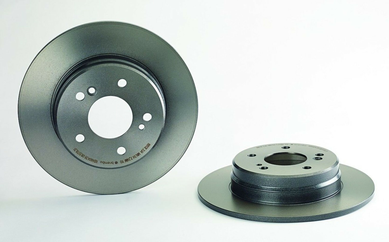 x2 brembo REAR Brake SOLID DISC Rotor Set for Mercedes VERIFY YEAR sLK C E CLASS