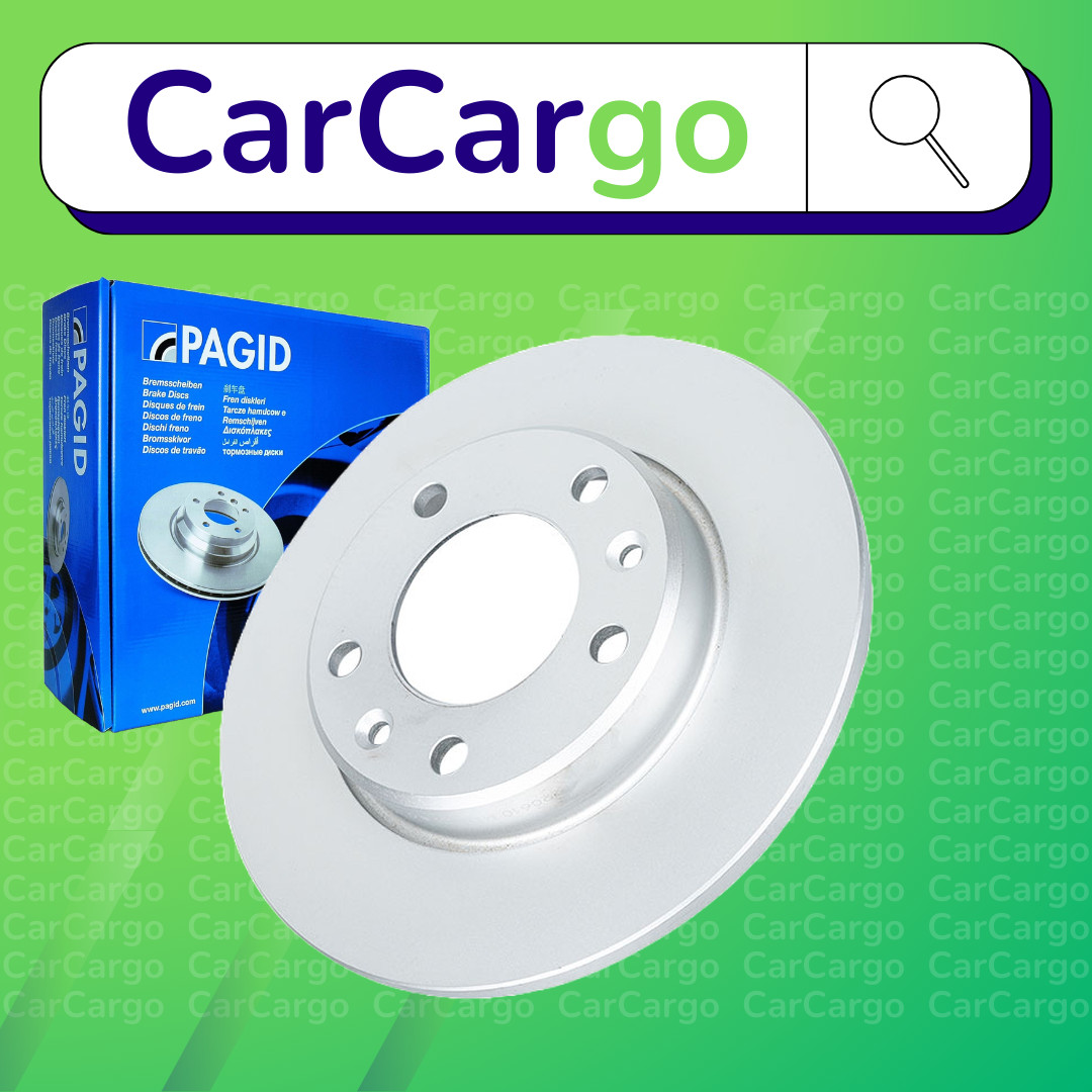 Pagid Solid Rear Brake Discs Pair Peugeot 308 1.6 PureTech 225 2018-2021 249 mm