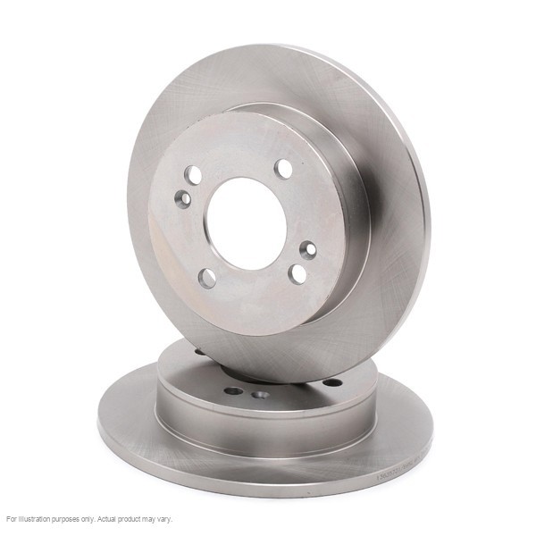 2x APEC Rear Brake Discs For HYUNDAI i10 II (BA, IA) 1.2 2013-19 SDK6842
