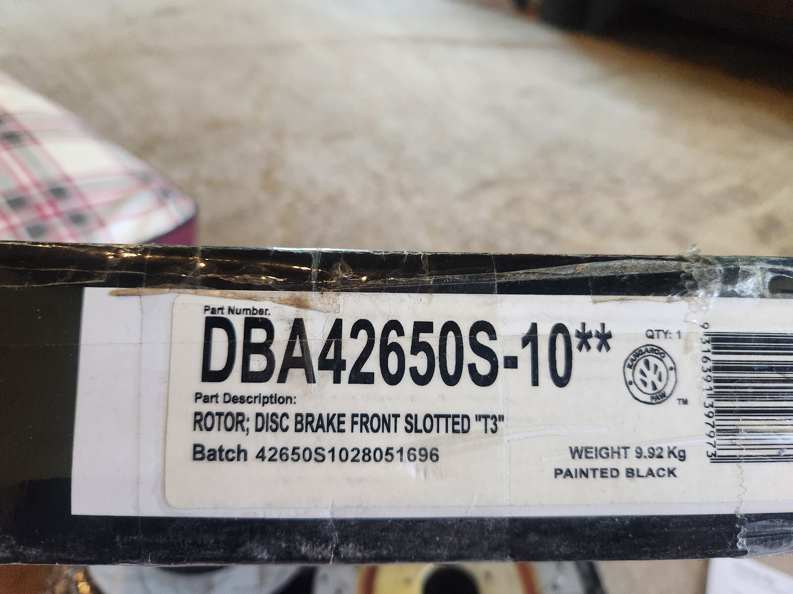 Disc Brakes Australia DBA42650S-10 T3 4000 Series T-Slot Slotted Disc NEW PAIR