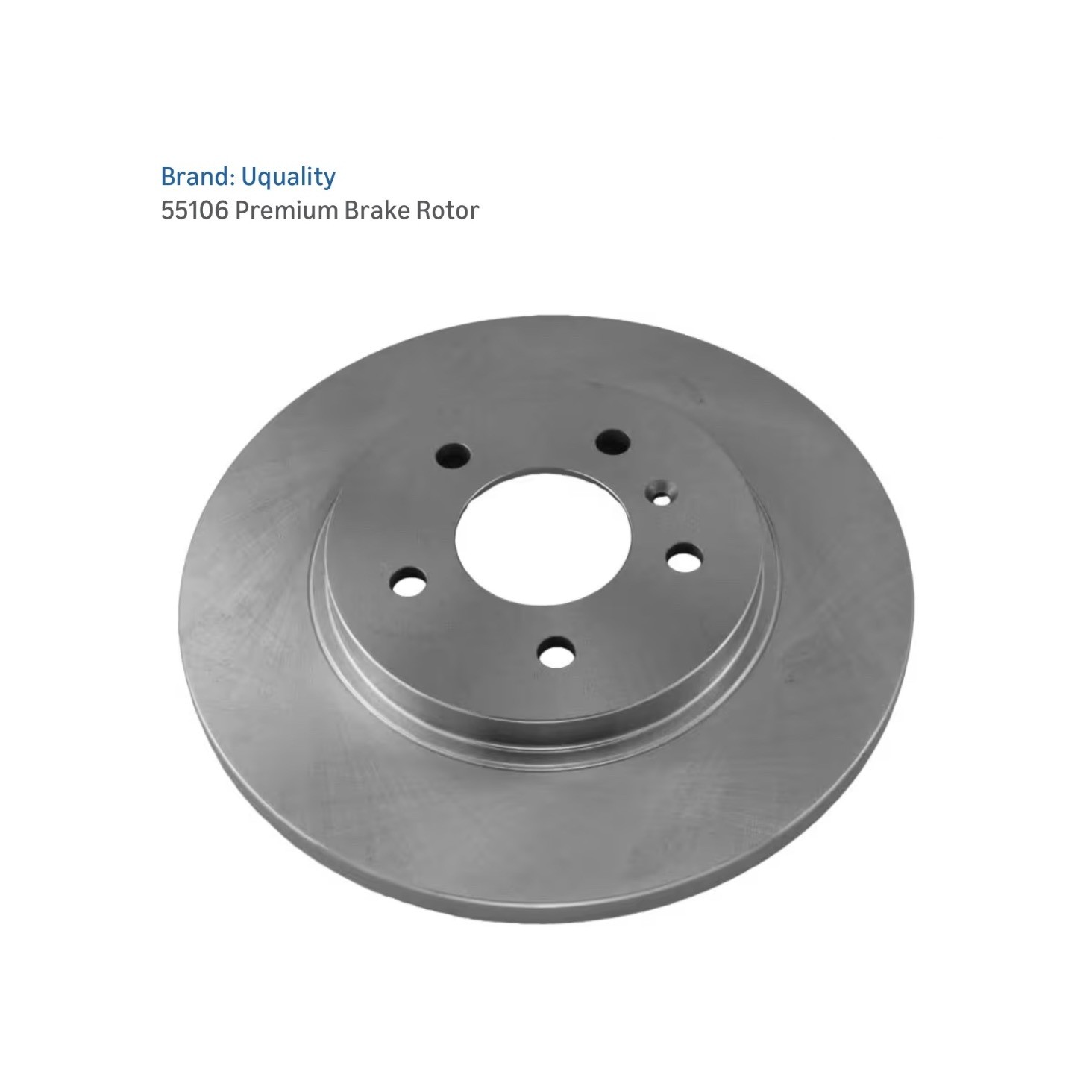 Uquality 55106 Premium Brake Rotor Vehicle Specific Fit Machined