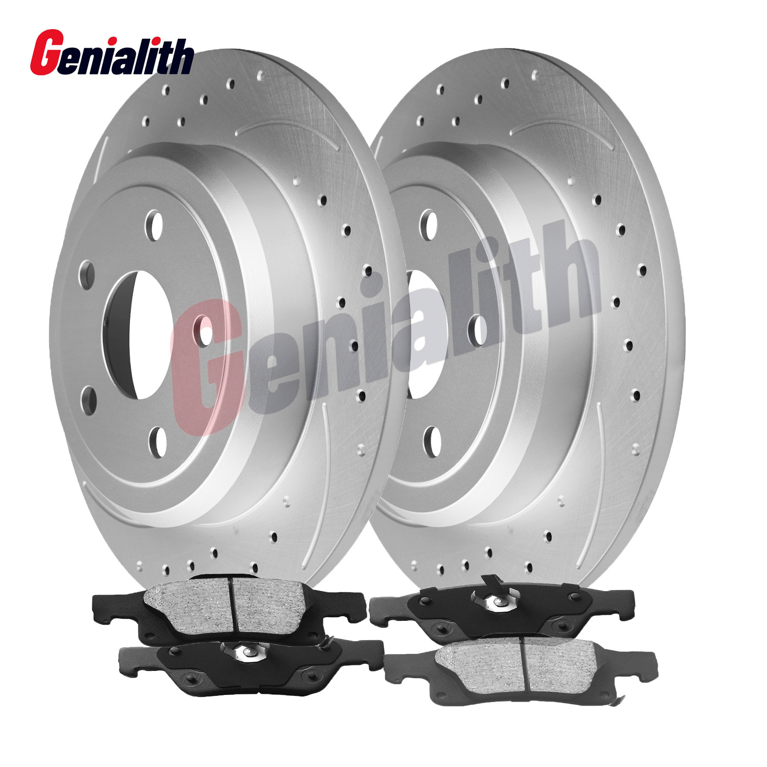 330mm Rear Brake Rotors Pad For 2011-2018 2019 2020 Dodge Durango Grand Cherokee