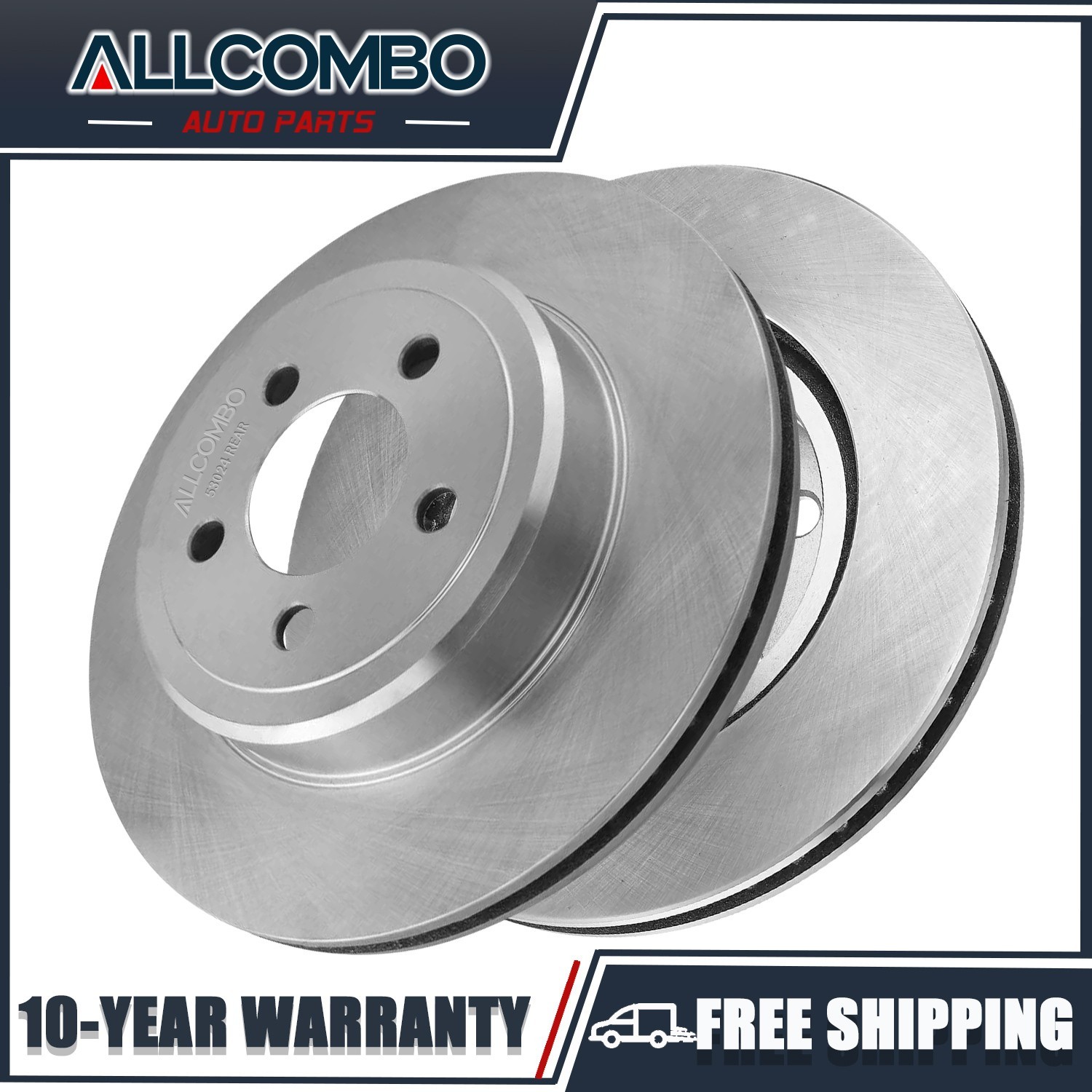 12.6″ (320mm) Rear Vented Brake Rotors for 2005 2006 2007 2008 Dodge Magnum