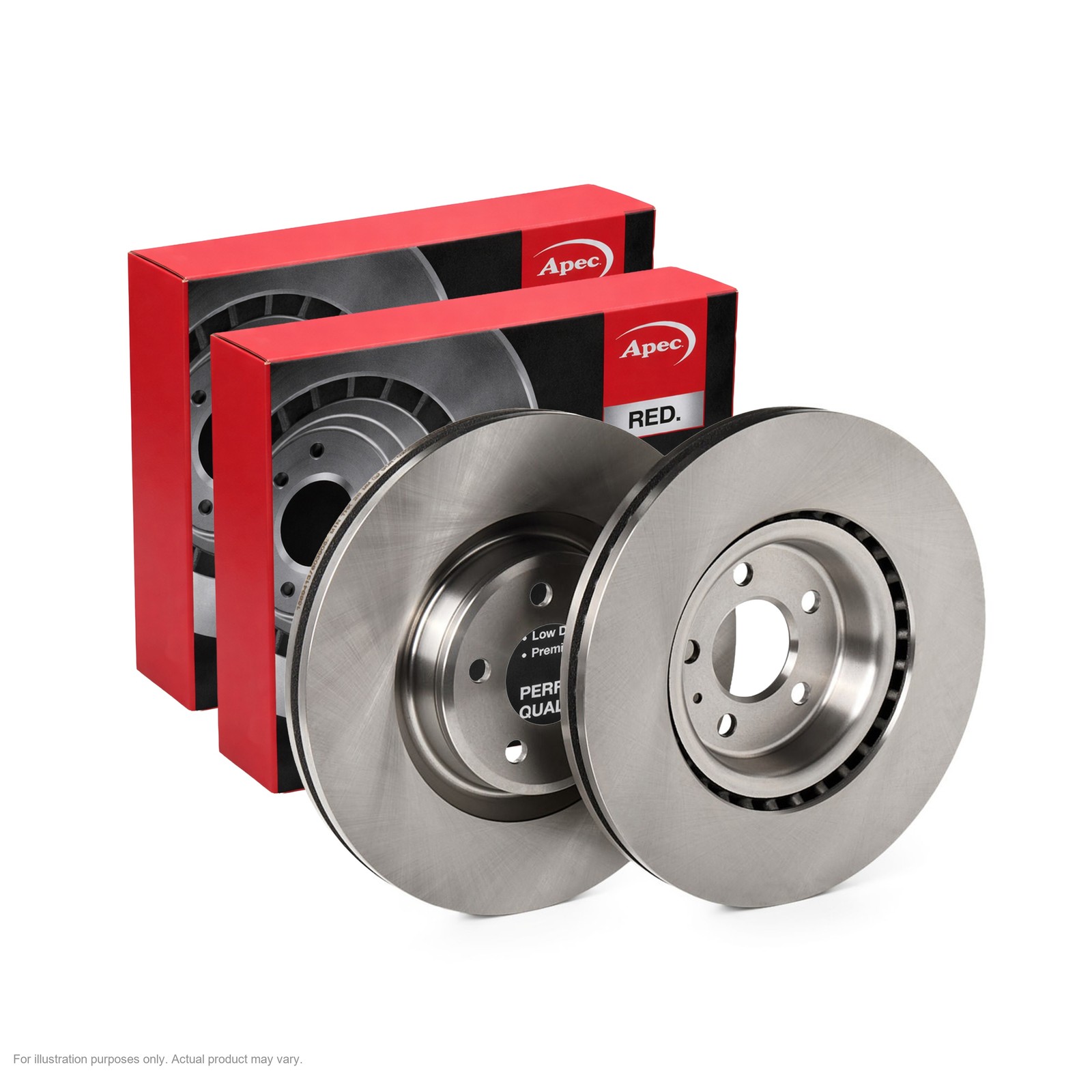 2x APEC Front Brake Discs For AUDI A5 Sportback (8TA) 3. 180kW/245HP/2967cc