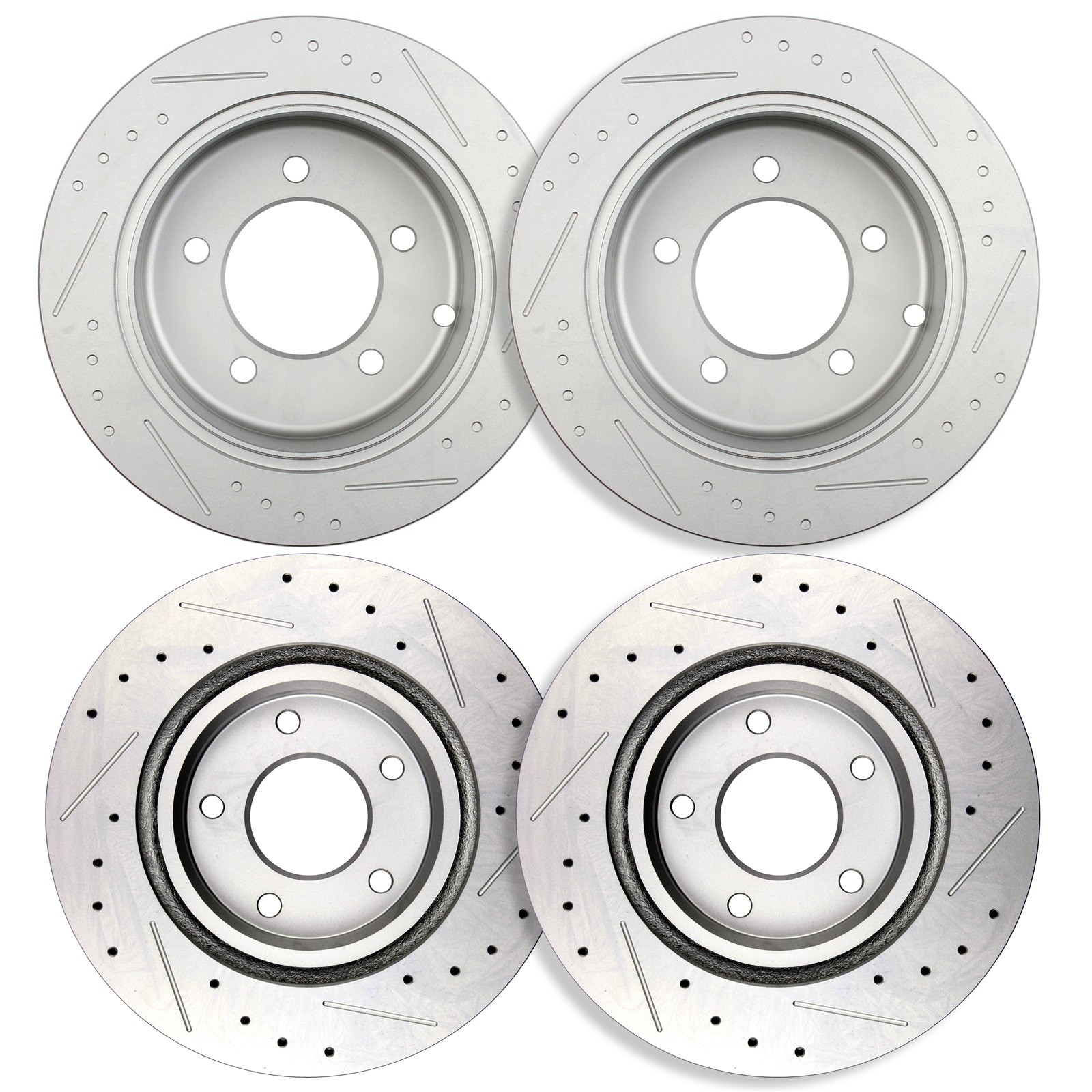 Front Rear Brake Rotors For Chrysler 200 Sebring 2007-2017 Jeep Compass Patriot