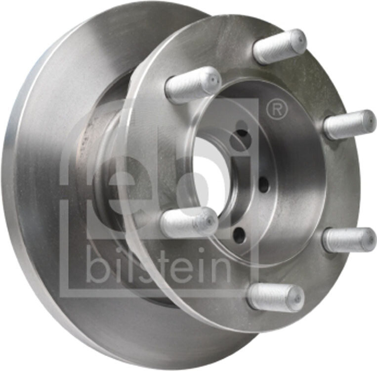 Febi Front 1x Brake Disc Fits Iveco Daily 1989-2007 2.5 D 2.8