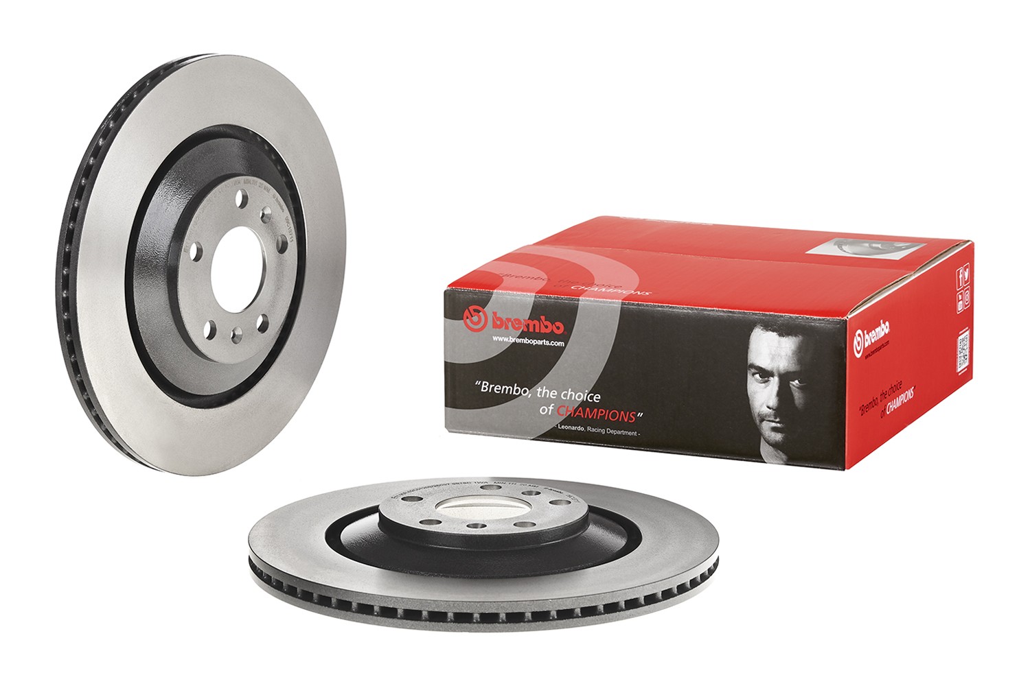 Brembo Rear Left or Right Coated 335mm Brake Disc Rotor For Audi A8 Quattro S8