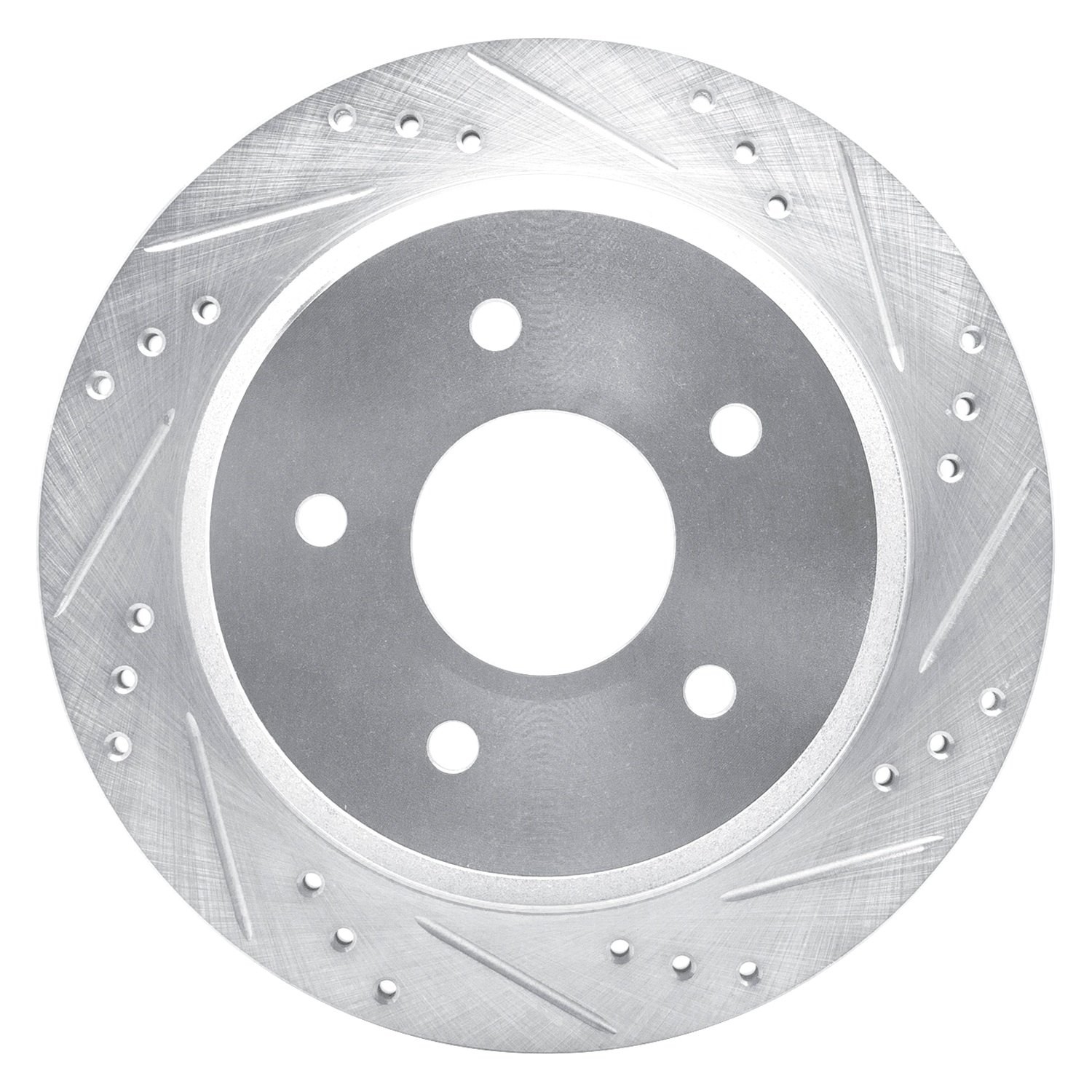 For Chevy S10 04 DFC Premium Drilled & Slotted Rear Passenger Side Brake Rotor