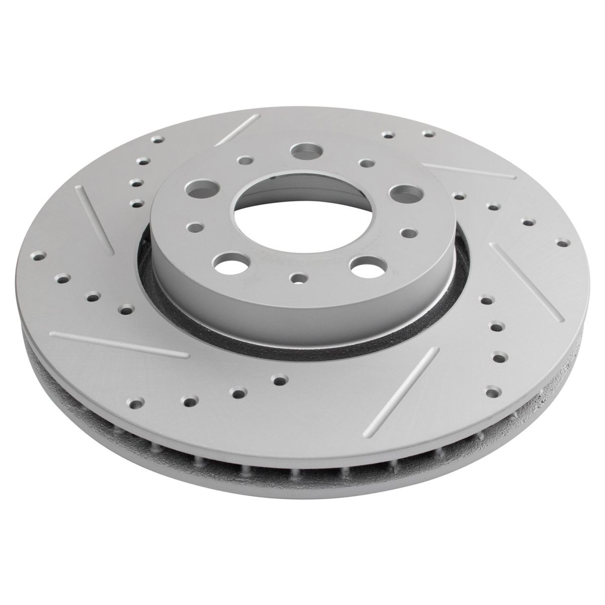 TRQ Front Brake Pad & Performance Rotor Kit for Volvo S60 V70 XC70