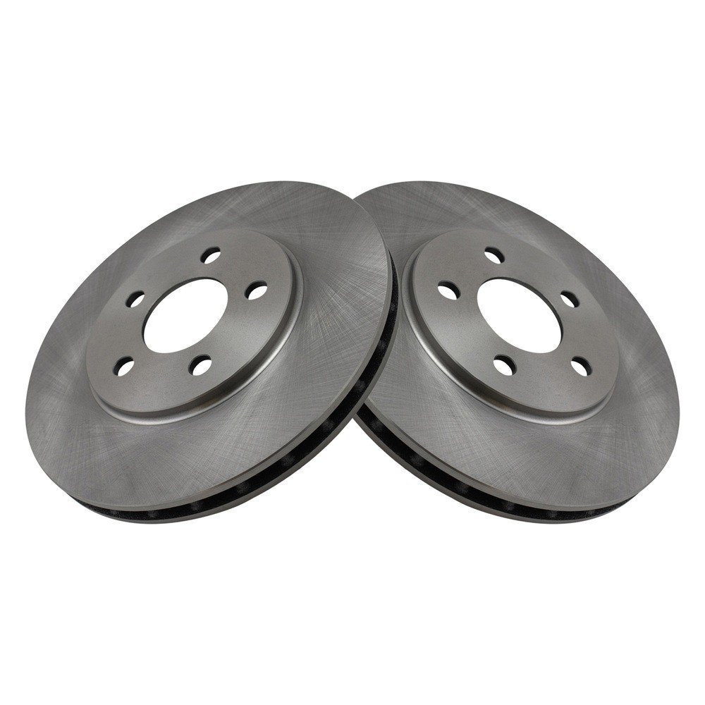 TRQ BRA75294 Disc Brake Rotors For Chrysler Sebring 1996-2000 Front