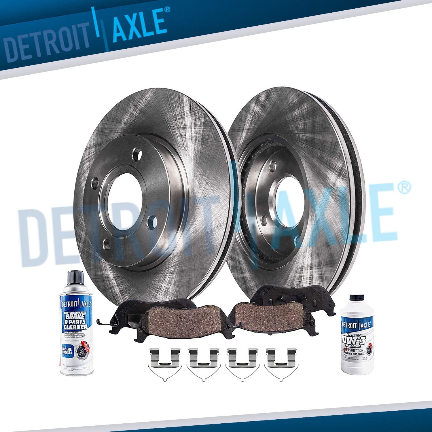 Front Brake Rotor Ceramic Pad for 1998 1999 2000 2001 2005 2006 Hyundai Elantra