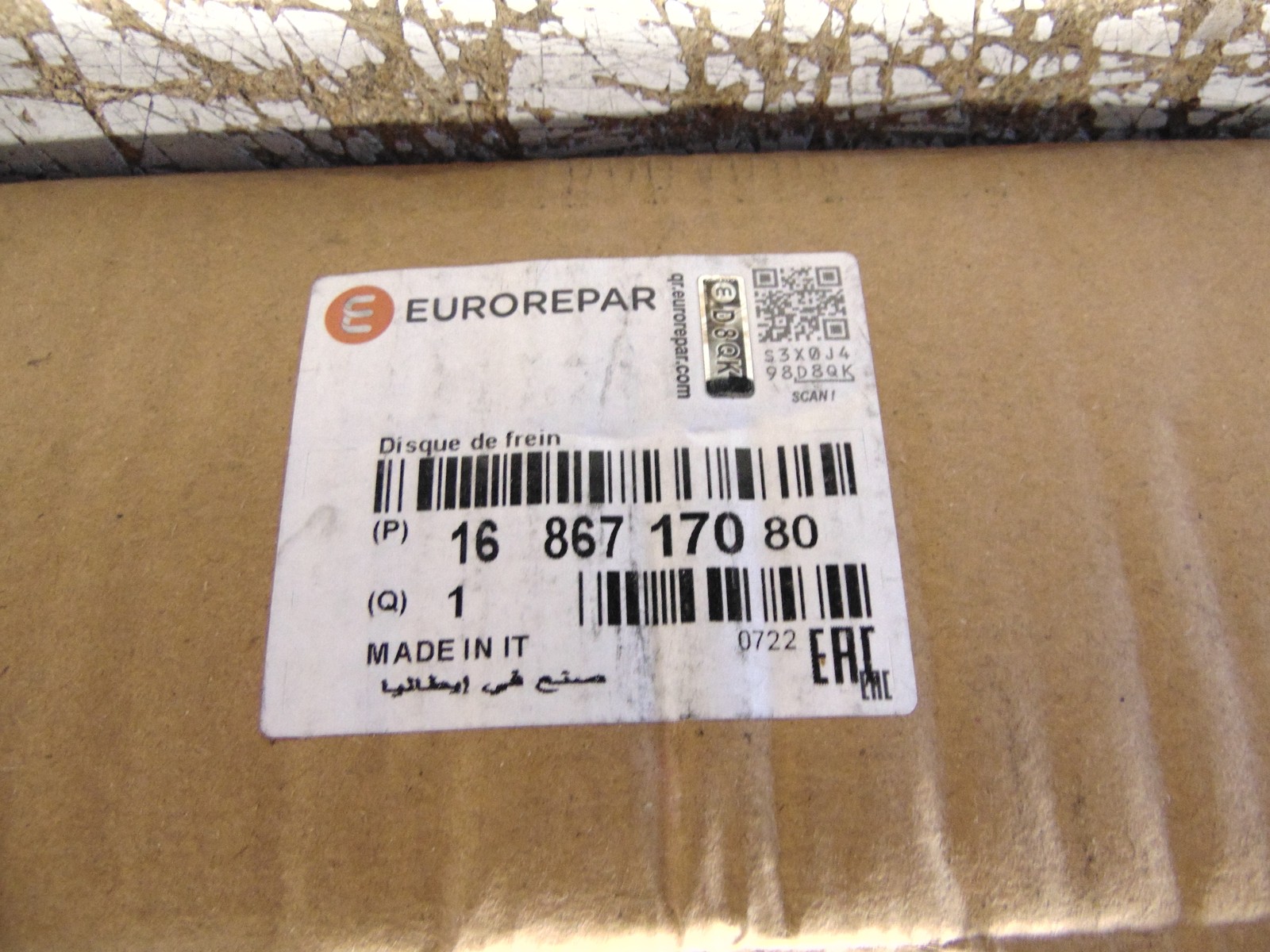 New EUROREPAR Peugeot 307 207 CC 3008 I DS3 Citroen C3 C4 283mm Brake Discs