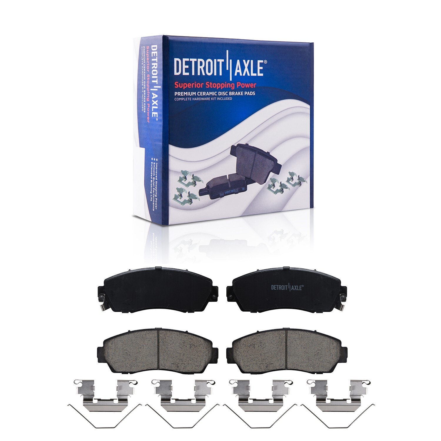 Front & Rear Disc Rotors + Brake Pads for 2010 2011 2012 Honda CR-V Acura RDX