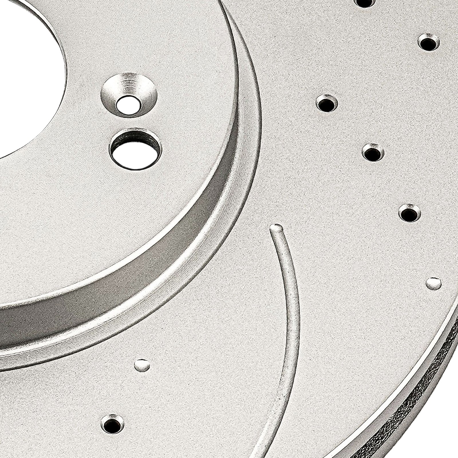 Front Drilled Slotted Disc Brake Rotors 300mm For 2003-2005 Honda Accord 2PC