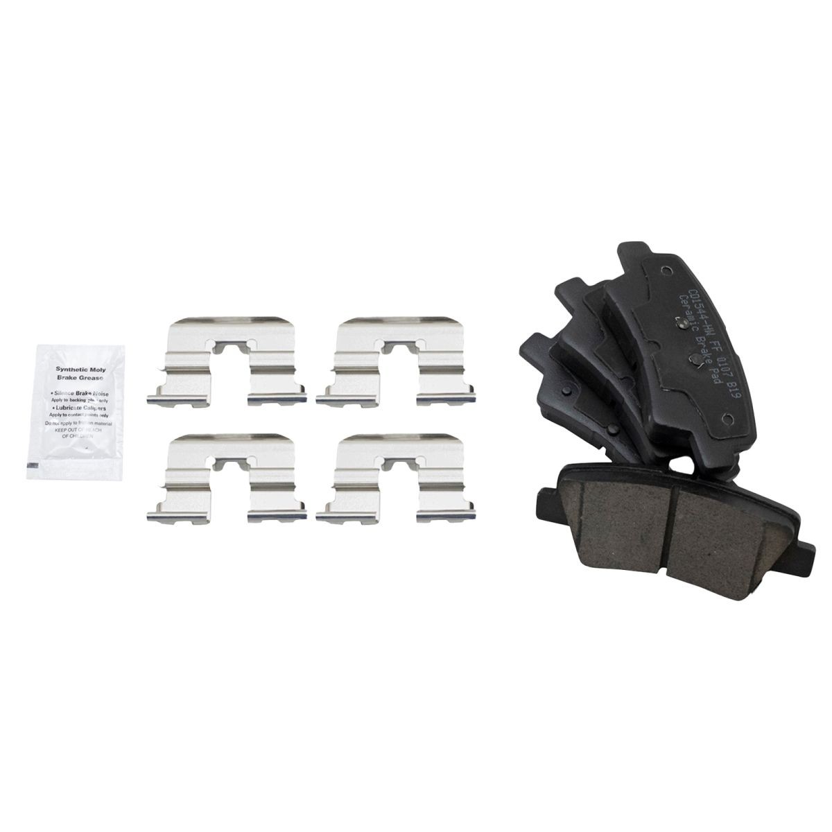 Front & Rear Premium Posi Ceramic Disc Brake Pad & Rotor Kit for Hyundai Kia