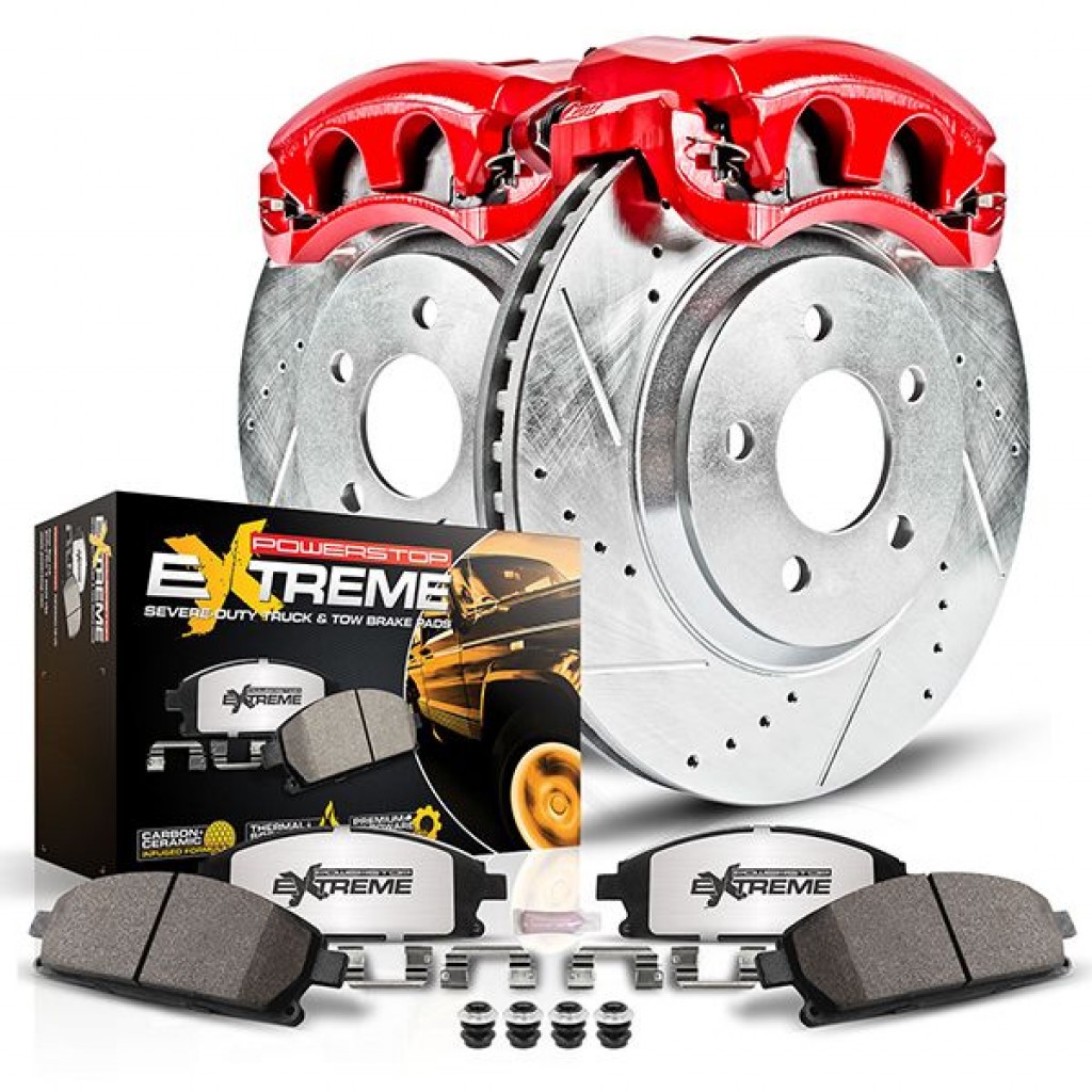 Power Stop Brake Kit For Cadillac Escalade EXT 2002-2006 Front Z36 w/ Calipers