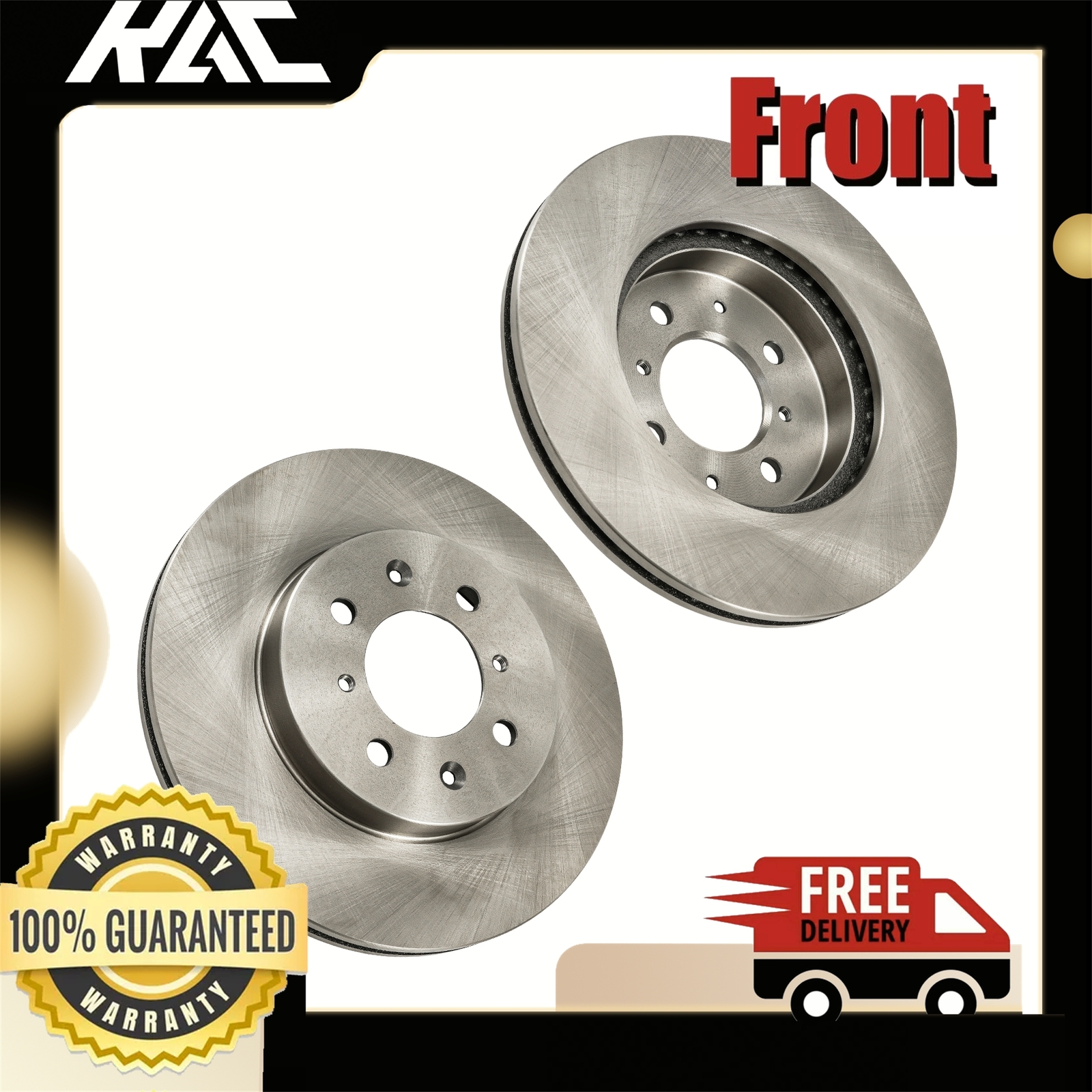 Front Brake Rotors 3295 for 07-12 Honda Fit