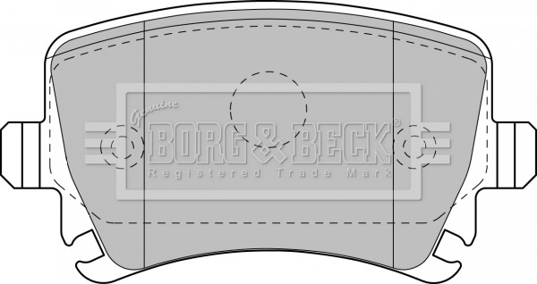 Borg & Beck Disc Brake Pad Set Pads BBP1877 – GENUINE – 5 YEAR WARRANTY
