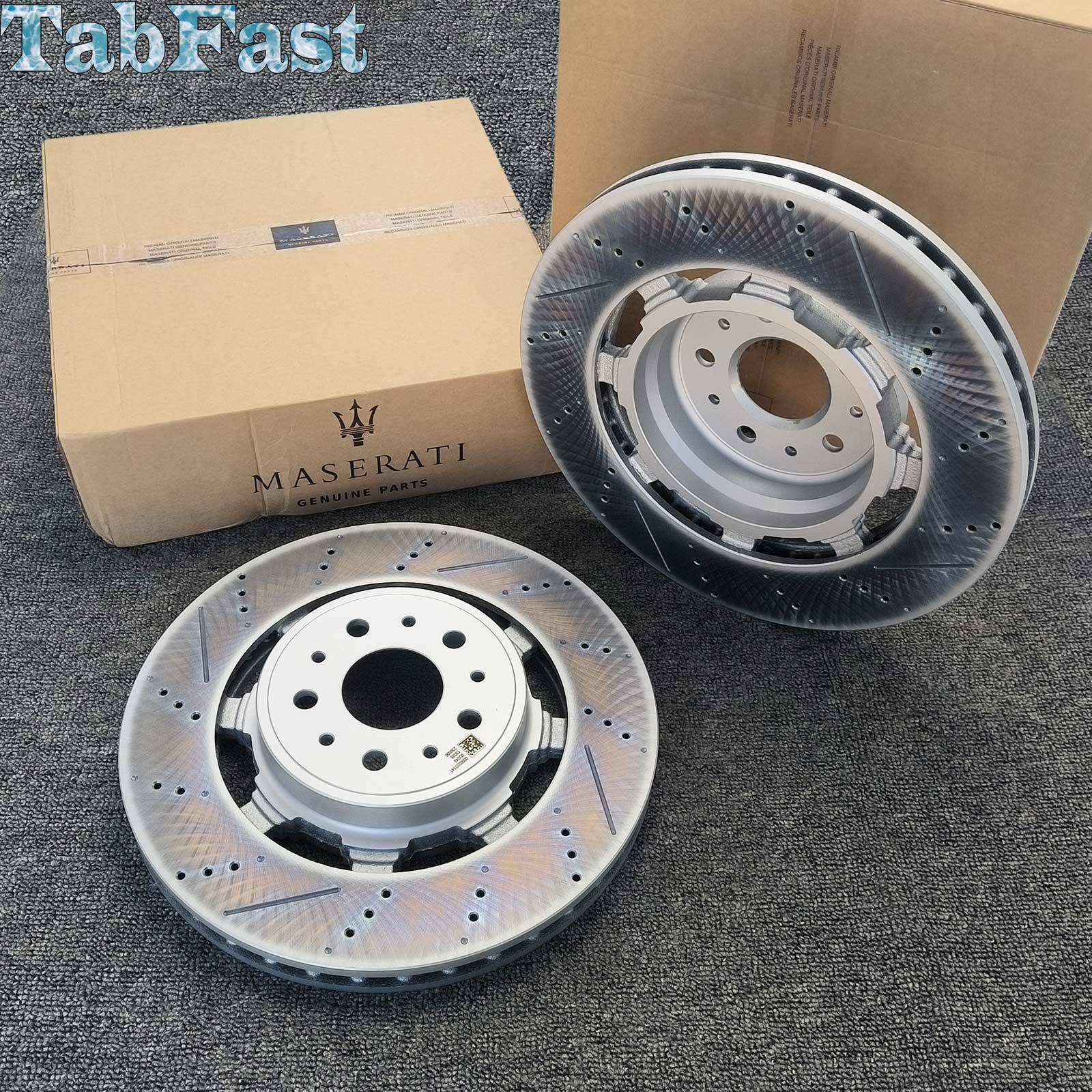 257141 Maserati GranTurismo Grancabrio 2008-2019 Front Brake Rotors Set 4.7L