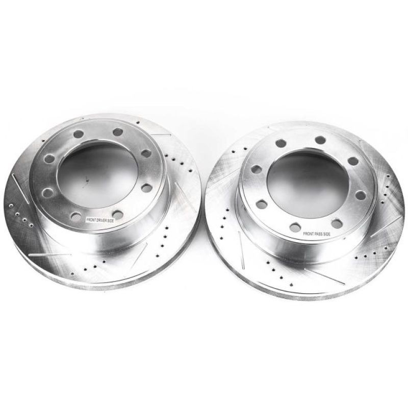 PowerStop AR8580XPR Evolution Drilled & Slotted Brake Rotors for Ford F-250 &