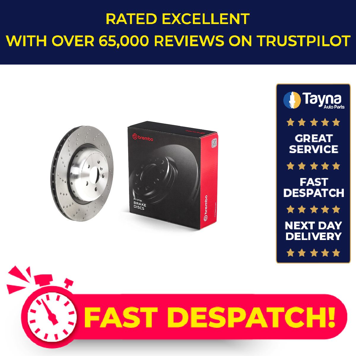 Brake Disc Single Vented fits BMW 750 G11 4.4 Rear Left 2019 on 370mm Brembo New