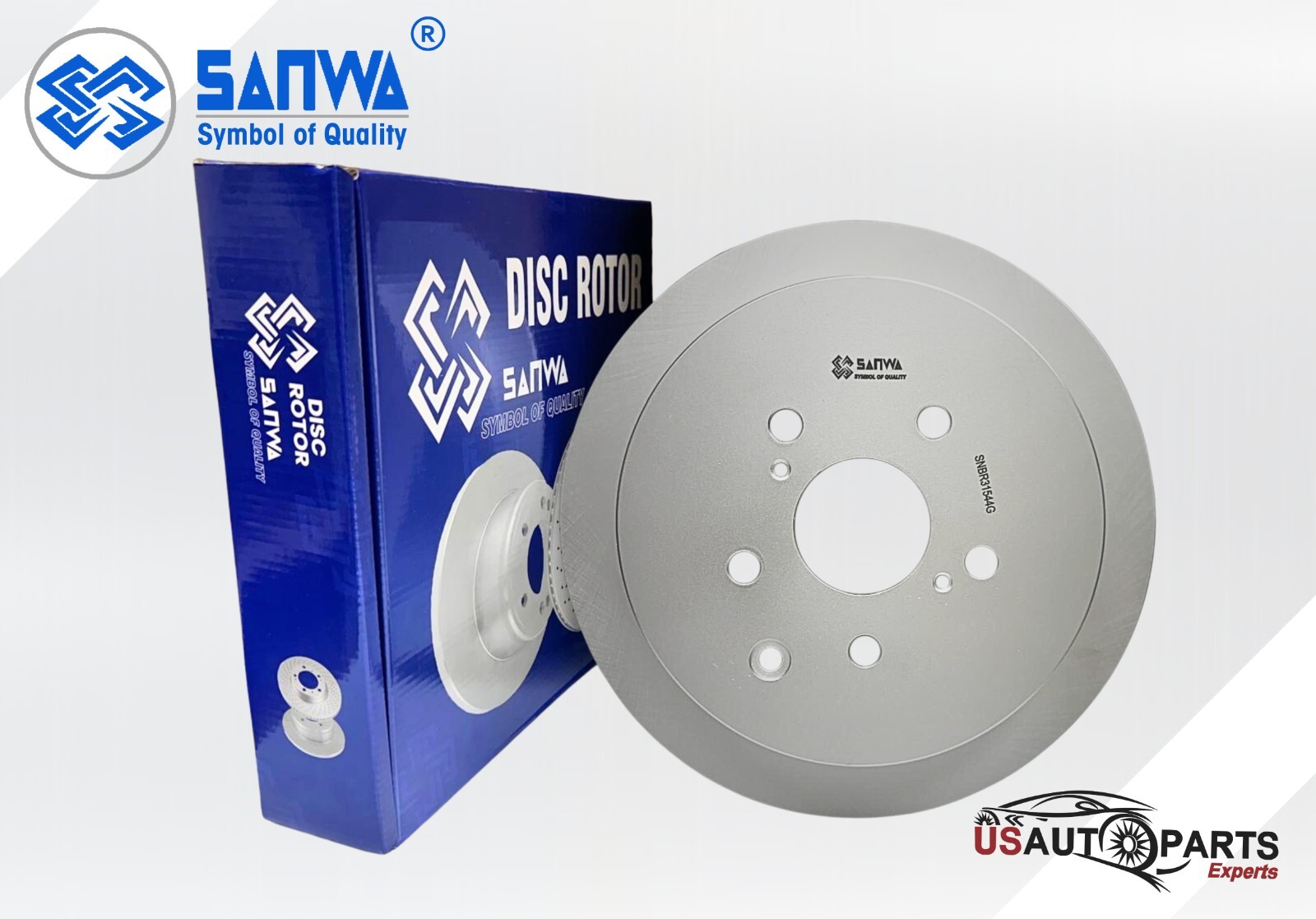 REAR BRAKE ROTOR SOLID &GEOMET COATED 310mm FOR TOYOTA HIGHLANDER 2010-2020 3.5L