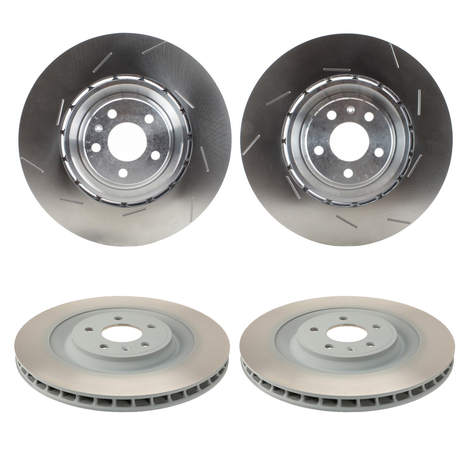 SHW Performance Front and Rear Disc Brake Rotor Kit For Porsche