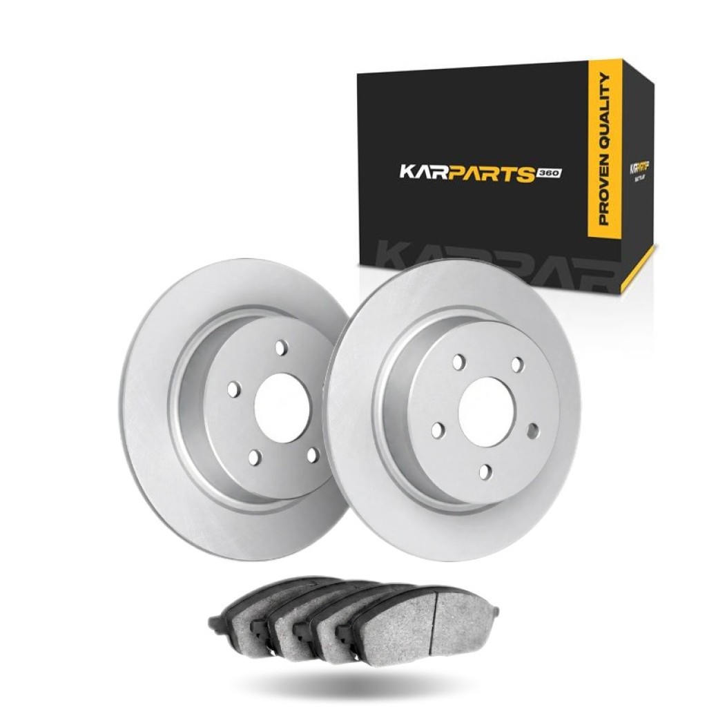For Volvo V70 2001-2007 Brake Set Rear | Cast Iron | Ceramic Pads | Vented Rotor