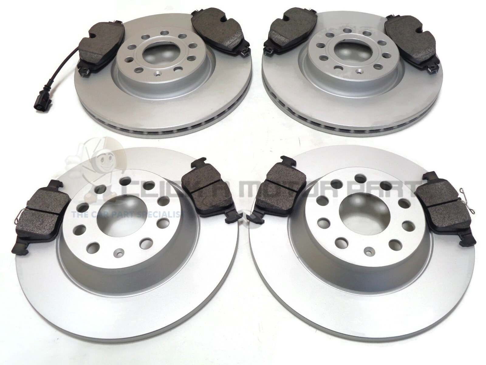 VW TIGUAN 1.4 1.5 2.0 2016-2020 FRONT & REAR BRAKE DISCS AND PADS (CHECK SIZES)